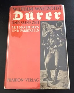 DURER - WILHELM WAETZOLDT - 1ST ED. - 1935 - DJ IN BRODART. - Picture 1 of 12