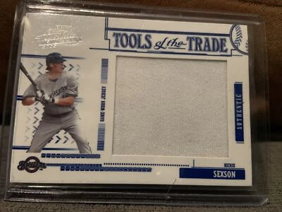 2005 Absolute Memorabilia Tools Trade Jersey Jumbo #167 Richie Sexson /250 - Image 1 of 2