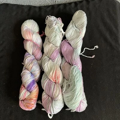 encaje algodón lino mezcla hilo hank 3* 100g (#B089) Foto 1 de 3