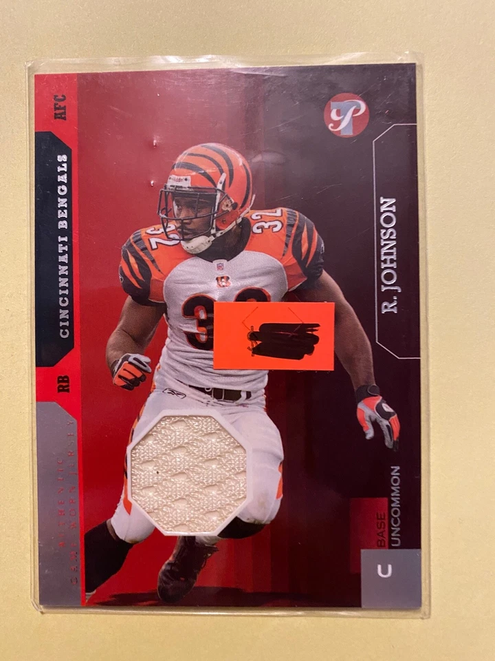 A30,685 - 2005 Topps Pristine #120 Rudi Johnson Jersey/500 U - Image 1 of 1