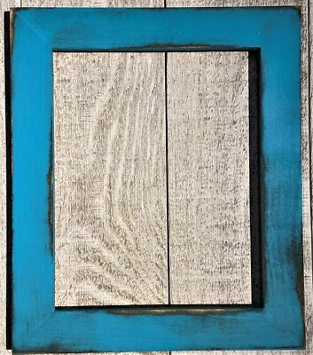 F001-452 1-1/2" Pure Ocean Distressed Picture Frame - Image 1 of 4