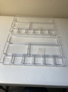 2 Eldon Kunststoff Schreibtisch Schublade Organizer Klar 9 Fächer 2002 Rubbermaid 51714 Fach - Bild 1 von 6
