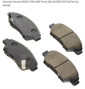 Genuine Honda Front Brake Pads 45022-TK6-A00 (AK N236H EF) - Picture 1 of 1