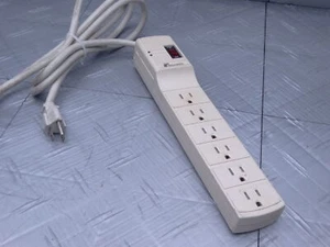 Fellowes 7-Outlet Power Guard Surge Protector 6ft Cable 99004 - Picture 1 of 6
