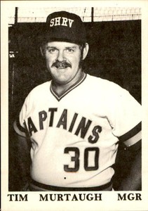 1975 Shreveport Captains TCMA #12 Tim Murtaugh Manager - NM Baseball Card