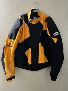 Chaqueta de motocicleta Joe Rocket Ballistic Series acolchada amarilla/negra para hombre XL - Imagen 1 de 11