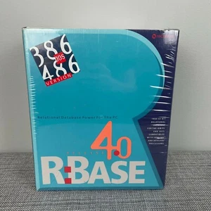 Microrim R:Base Release 4.0 DOS Version Database 1992 Sealed - Picture 1 of 6