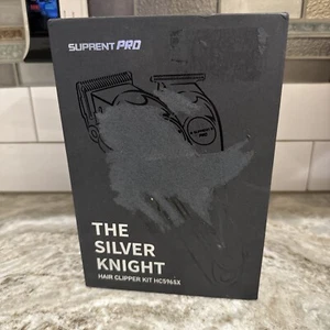 🍀Suprent Pro The Silver Knight Hair Clipper Kit HC596SX🍀 - Picture 1 of 3