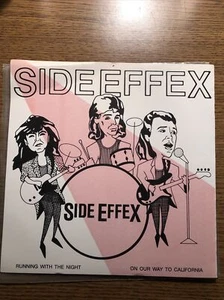 SIDE EFFEX 45 7” Running With The Night ‘88 Private Texas Power Pop Unknown HEAR - Imagen 1 de 4