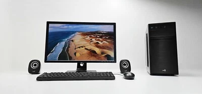 DELL Fast Quiet Home Office Desktop Tower PC Computer i5 DDR4 SSD Bundle Wifi Win 11