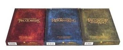 LORD OF THE RINGS TRILOGY 1-3 Complete Series 1 2 3 Extended Ed Sealed UK R2 DVD - Image 1 of 4
