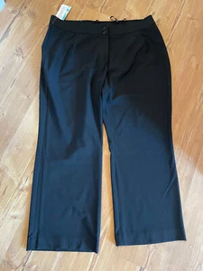 Ulla Popken, Hose Gr. 27 (54), schwarz, weich fließend, gerades Bein, NEU - Bild 1 von 5