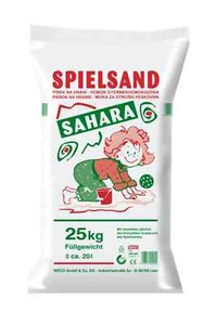 Spielsand Sahara 25kg Sack für Sandkasten hautschonend lehmfrei TÜV geprüft - Bild 1 von 1