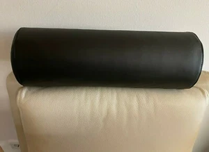 Rullo collo rullo per ginocchia rullo per stoccaggio rullo per terapia vera pelle 16 x 50 cm nero - Foto 1 di 4