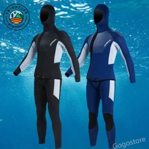 Men Spearfishing Wetsuit 5mm Neoprene Wetsuit-Perfect For Diving Fishing Hunting - Picture 1 of 17