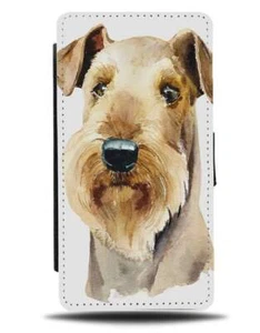 Airedale Terrier Cara de Perro Abatible Billetera Estuche Cabeza Cachorro Mascota Novedad Raza DC57 - Imagen 1 de 3
