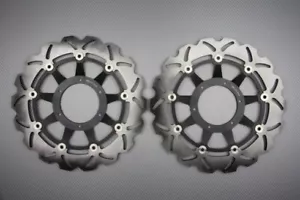 Coppia dischi freno anteriori galleggianti onda 320mm HONDA CBR 1000 RR 1000RR 2008-2011 - Foto 1 di 1