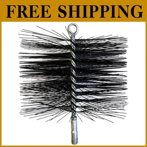 Spazzola professionale per pulizia camino 9" - Foto 1 di 7