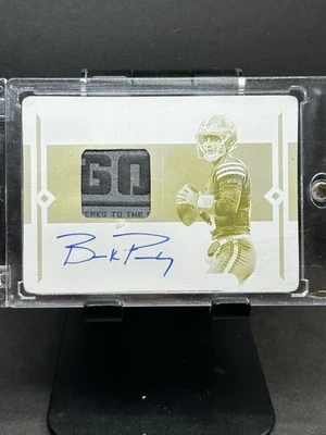 2023 National Treasures Brock Purdy etiqueta de lavanderia autógrafo placa verdadeira 1/1 - Imagem 1 de 3