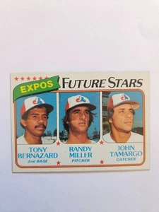 1980 TOPPS EXPOS FUTURE STARS T. BERNAZARD/R. MILLER/J. TANARGO  #680 EX/MT - Picture 1 of 1