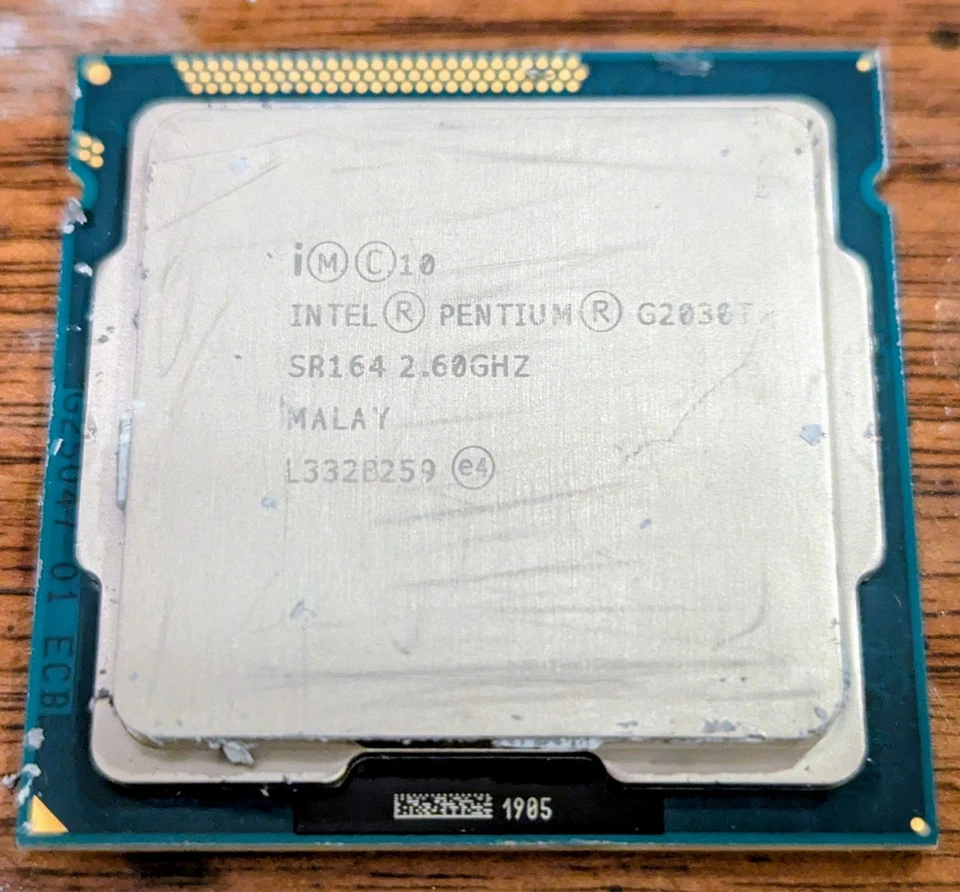 Intel Pentium SR164 G2030T 2.6GHz Socket 1155 Dual Core CPU Processor - Image 1 of 1