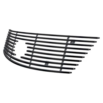 Fits 2005-2007 Ford Five Hundred Logo Show Upper Stainless Black Billet Grill - Image 1 of 4