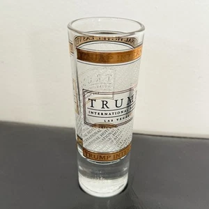 TRUMP International Hotel Las Vegas Rare Clear Gold Trim 2oz 4 1/8" - Picture 1 of 4