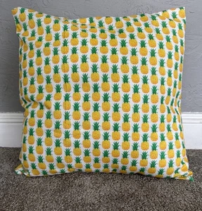 Set of 2 Pineapple Pillow Covers 18x18 Home Decor Pineapples Throw Pillow Covers - Picture 1 of 2