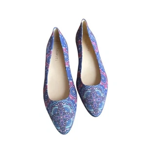 Neu-Talbots Damen Gobelin Ballerinas Größe 9 Paisley Regal. " Ledersohle - Bild 1 von 5