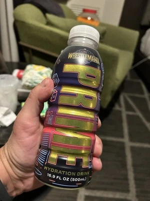 WWE Wrestlemania 41 Prime Hydration Drink IN HAND