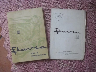 libretto USO E MANUTENZIONE LANCIA FLAVIA 1.8 + SUPPLEMENTO - leggi sotto - Immagine 1 di 3