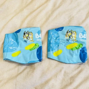 Wahu Baby Arm Floaties Bluey Size Small Under 2 Years Blue Water Swimming - Picture 1 of 3