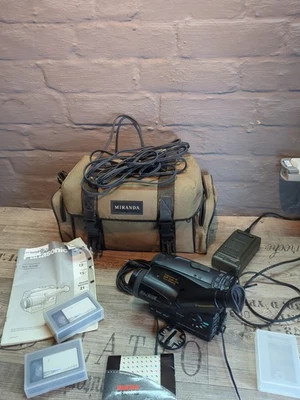 Panasonic MV-S20 Palmcorder Vhs-c With Charger, Batteries And Bag Spares Repairs - Image 1 of 4
