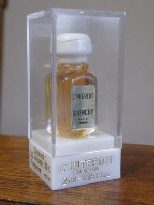 LEER -- PERFUME VINTAGE L'interdit Givenchy en CAJA Mini RARO 2 ml NUEVO STOCK ANTIGUO Foto 1 de 4