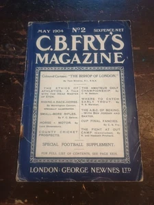 CB Fry's magazine No 2 May 1904. Acceptable used. - Picture 1 of 6