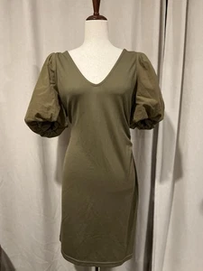 Gestuz Women's Dress Small Olive Green - Picture 1 of 7