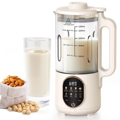 50oz Nut Milk Maker, 10 in 1 Automatic Nut Milk Maker with 20 Blades,Almond M... - Image 1 of 4