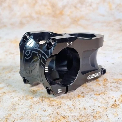 Gusset S2 AM Mountain Bike Stem Black 35mm Clamp - 33mm 40mm or 50mm Reach - Image 1 of 4