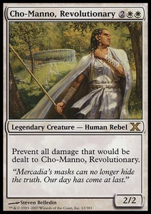 MTG CHO-MANNO, REVOLUTIONARY EXC - CHO-MANNO, RIVOLUZIONARIO - 10E  - MAGIC - Picture 1 of 1