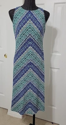 Vestido maxi American Living multicolorido tamanho 2 em excelente estado usado - Imagem 1 de 4