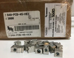 Lot of 20 B4A-PCB-45-HEX: 4 AWG PCB wire lug, 4-18* AWG, 85 AMP Socket Screw - Picture 1 of 5