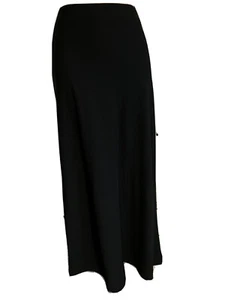 liz claiborne maxi skirt long black straight 14 - Picture 1 of 7