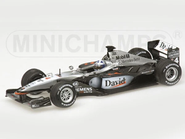 Minichamps 1:43 530 014304 Mc Laren MP4/16 F.1 Mercedes #4 2001 Coulthard NEW - Immagine 1 di 1