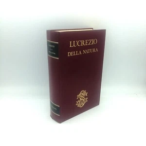 "DELLA NATURA" Tito Lucrezio Caro, Sansoni 1978 - Picture 1 of 1