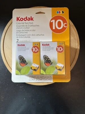 Kodak 10C 4 Color Inkjet Twin Pack Cat 883 1174 New Factory Sealed - Image 1 of 4