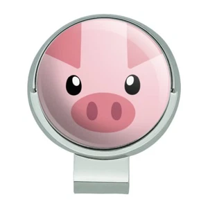 Pig Face Farm Animal Golf Hat Clip With Magnetic Ball Marker - Picture 1 of 6