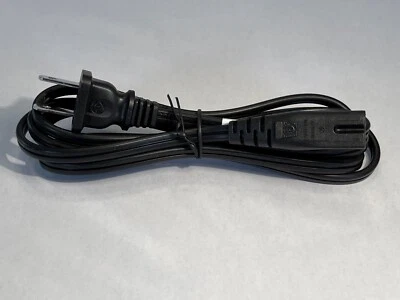 New Well Shin 6' 2-Prong Power Cord, WS-005 End to WS-027A-2 End, 10A/125V - Image 1 of 4