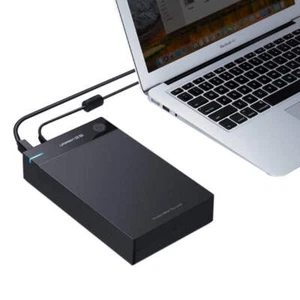 UGREEN US222 Boîtier HDD 2,5 / 3,5 Pouces SATA vers USB 3.0 SSD Adaptateur Disque Dur - Photo 1/8