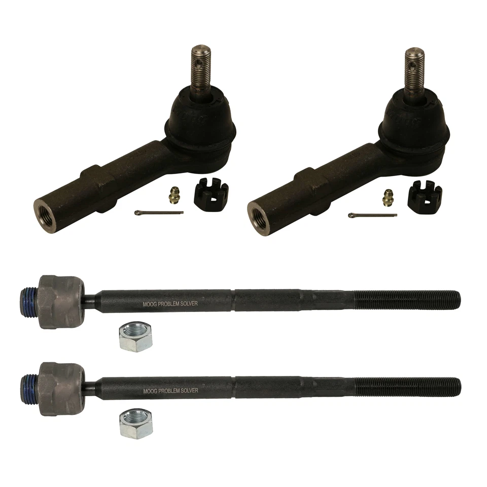 Kit de extremos de varilla de amarre de dirección interior y exterior Moog para Cadillac Chevrolet GMC Foto 1 de 1
