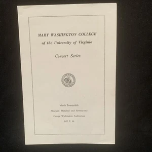 RUBEN GONZALEZ violin & CAMERATA BARILOCHE - Concert Program 1971 - MW/UVA - Picture 1 of 2
